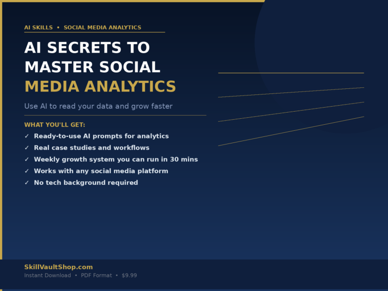 AI Secrets to Master Social Media Analytics cover