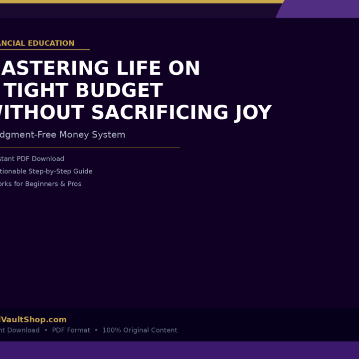 Mastering Life on a Tight Budget Without Sacrificing Joy cover