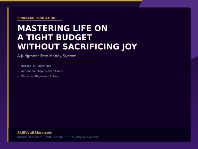 Mastering Life on a Tight Budget Without Sacrificing Joy cover